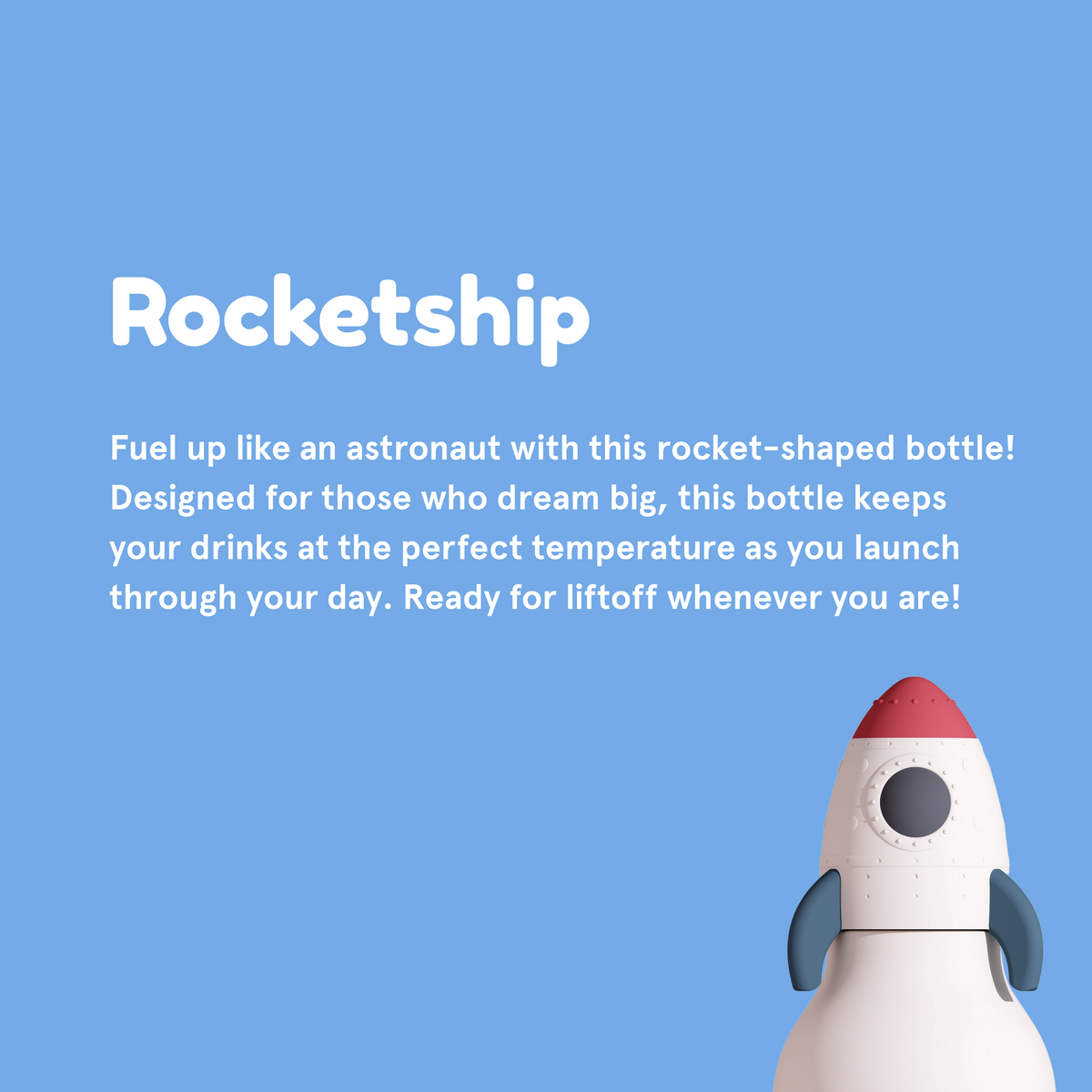 Rocketship Bestie Bottle