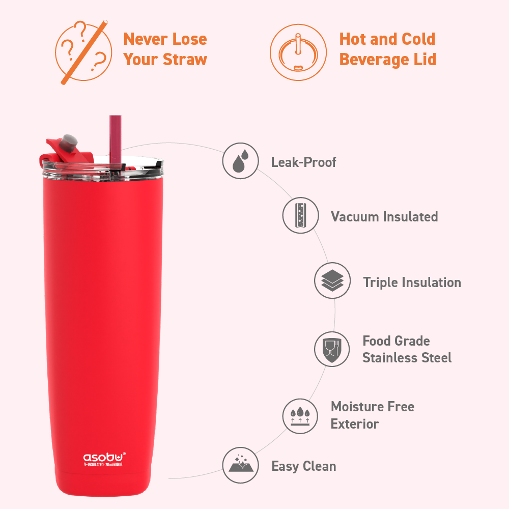 Red Aqualina Tumbler