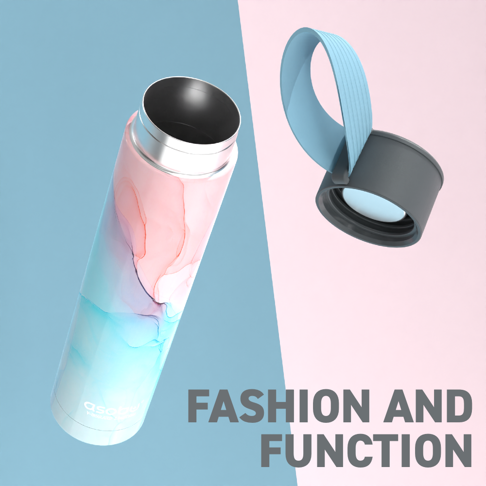 Aqua Marble Skinny Mini Flask