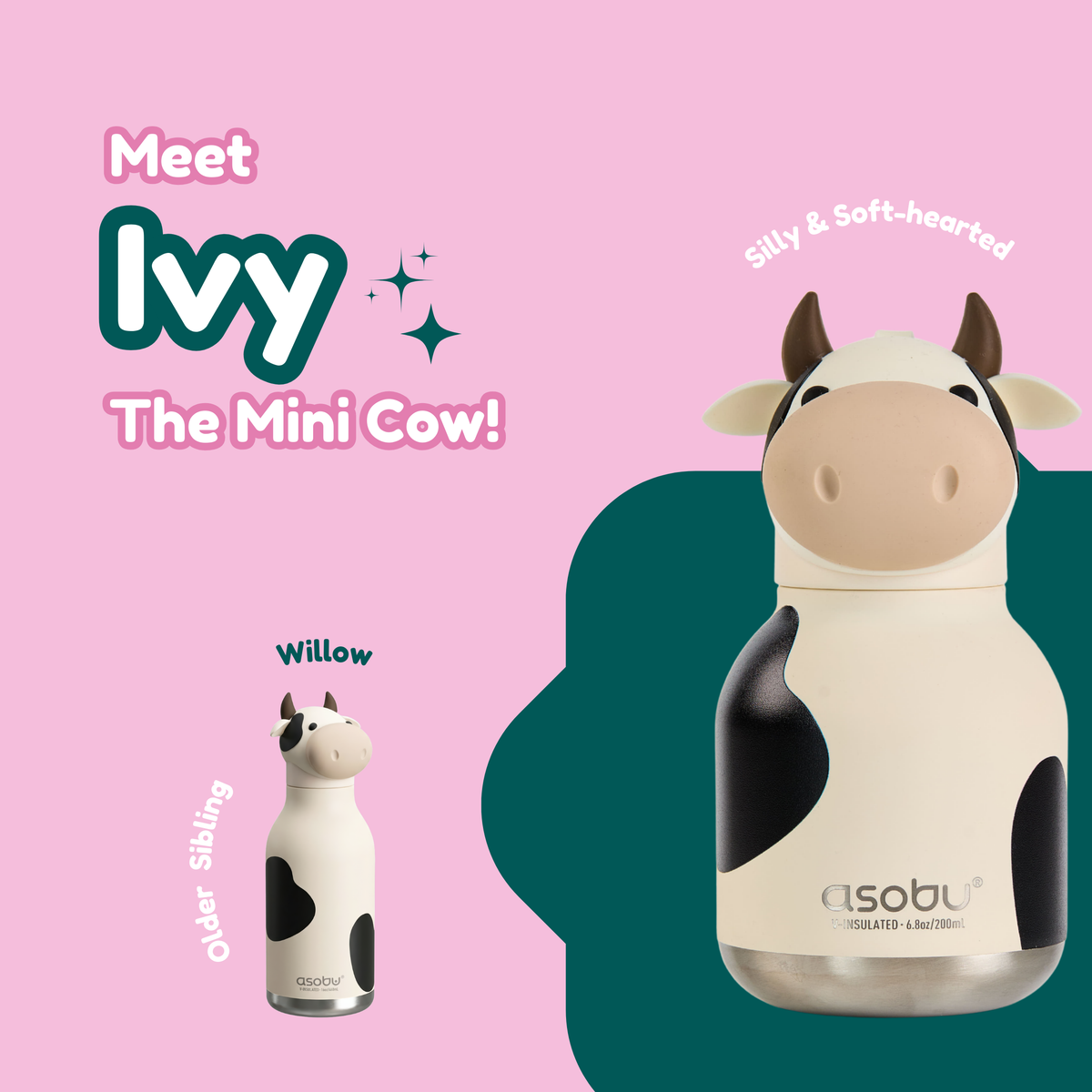 Mini Cow Bestie Bottle