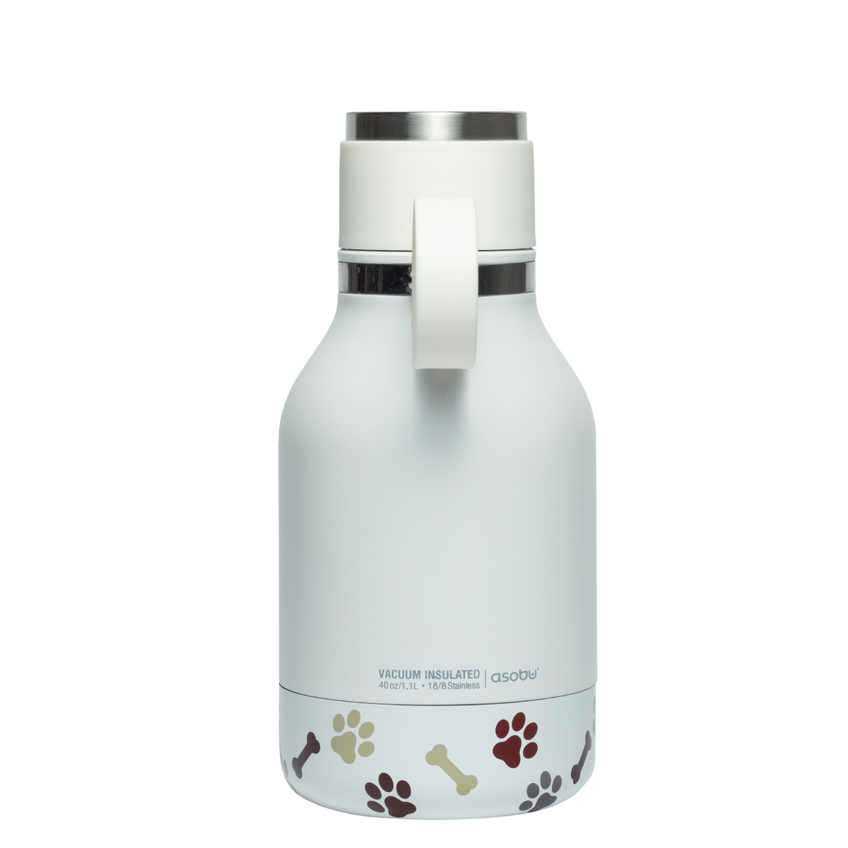 White Dog Bowl Bottle