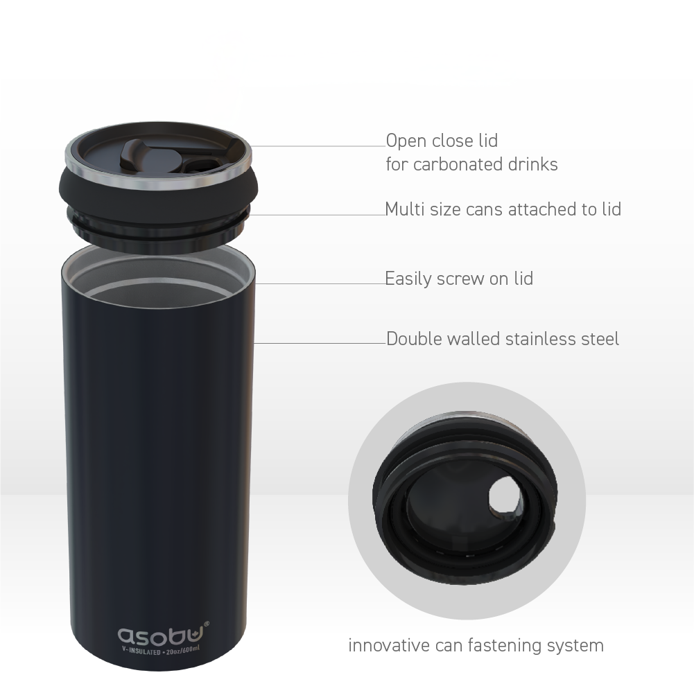 Sparkling Silver Multi Can Cooler