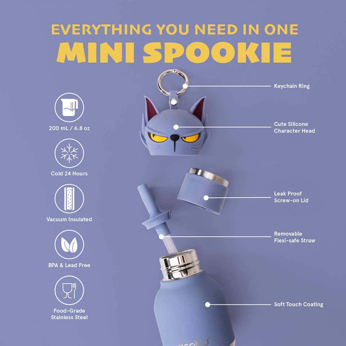Mini Phantom Cat Spookie Bottle