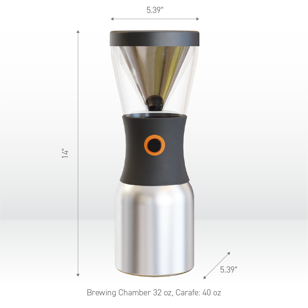 Pink Cold Brew Coffee Maker